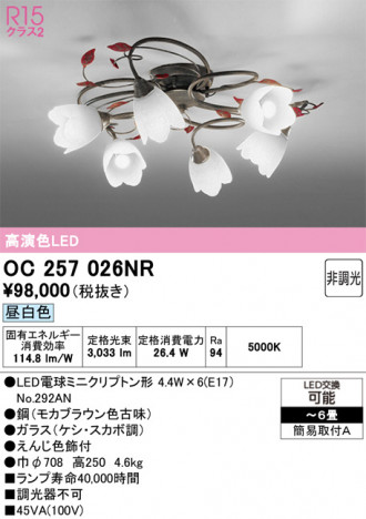 ODELIC ǥå ǥꥢ OC257026NR ᥤ̿