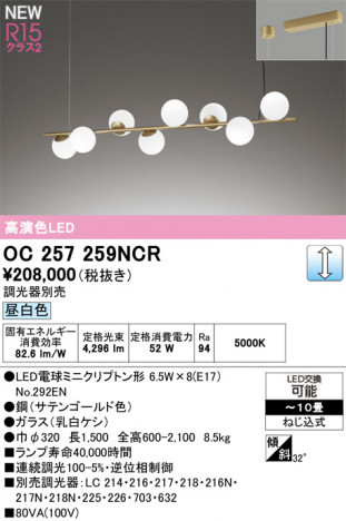 ODELIC ǥå ǥꥢ OC257259NCR ᥤ̿