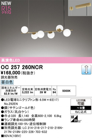 ODELIC ǥå ǥꥢ OC257260NCR ᥤ̿