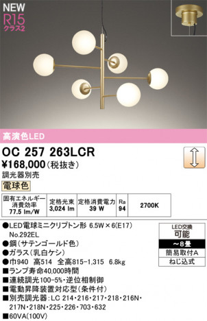 ODELIC ǥå ǥꥢ OC257263LCR ᥤ̿