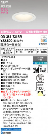 ODELIC ǥå 饤 OD361731BR ᥤ̿