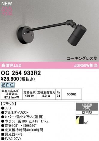 ODELIC ǥå ƥꥢ饤 OG254933R2 ᥤ̿