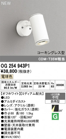 ODELIC ǥå ƥꥢ饤 OG254943P1 ᥤ̿