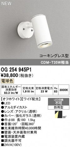 ODELIC ǥå ƥꥢ饤 OG254945P1 ᥤ̿