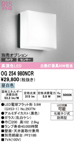 ODELIC ǥå ƥꥢ饤 OG254980NCR ᥤ̿