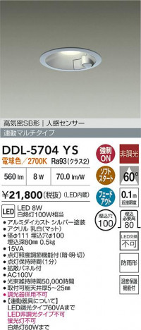 ʼ̿ | DAIKO ŵ LED ʹ󥵡ե饤 DDL-5704YS | ̿ LIGHTSTYLE 饤ȥ