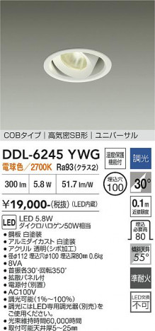 ���ʼ̿� | DAIKO ����ŵ� ��˥С����������饤�� DDL-6245YWG