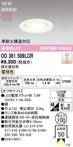 ñ�ʲ���ODELIC �����ǥ�å� LED ������饤�� OD361509LCR | ���������̿����䡦����ƥꥢ���������Ρڥ饤�ȥ��������