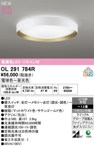 ñ�ʲ���ODELIC �����ǥ�å� LED ������󥰥饤�� OL291784R | ���������̿����䡦����ƥꥢ���������Ρڥ饤�ȥ��������