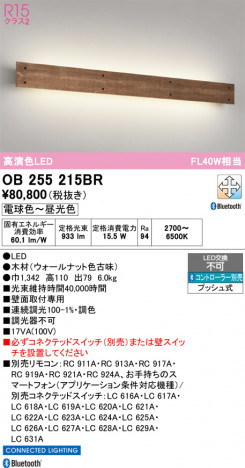 ñ�ʲ���ODELIC �����ǥ�å� LED �֥饱�å� OB255215BR | ���������̿����䡦����ƥꥢ���������Ρڥ饤�ȥ��������