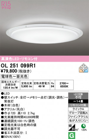 ñ�ʲ���ODELIC �����ǥ�å� LED ������󥰥饤�� OL251099R1 | ���������̿����䡦����ƥꥢ���������Ρڥ饤�ȥ��������