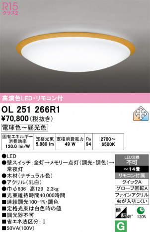 ñ�ʲ���ODELIC �����ǥ�å� LED ������󥰥饤�� OL251266R1 | ���������̿����䡦����ƥꥢ���������Ρڥ饤�ȥ��������