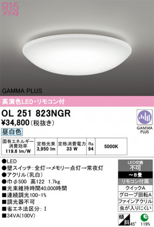 ñ�ʲ���ODELIC �����ǥ�å� LED ������󥰥饤�� OL251823NGR | ���������̿����䡦����ƥꥢ���������Ρڥ饤�ȥ��������