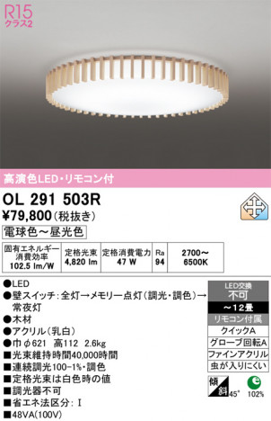 ñ�ʲ���ODELIC �����ǥ�å� LED ������󥰥饤�� OL291503R | ���������̿����䡦����ƥꥢ���������Ρڥ饤�ȥ��������