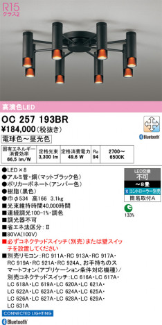 ñ�ʲ���ODELIC �����ǥ�å� LED �����ǥꥢ OC257193BR | ���������̿����䡦����ƥꥢ���������Ρڥ饤�ȥ��������