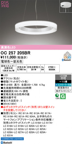 ñ�ʲ���ODELIC �����ǥ�å� LED �����ǥꥢ OC257205BR | ���������̿����䡦����ƥꥢ���������Ρڥ饤�ȥ��������