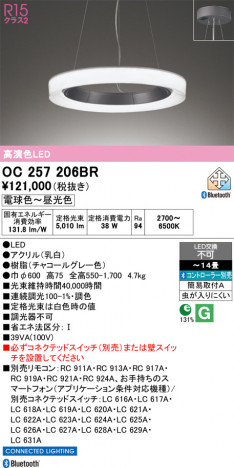 ñ�ʲ���ODELIC �����ǥ�å� LED �����ǥꥢ OC257206BR | ���������̿����䡦����ƥꥢ���������Ρڥ饤�ȥ��������