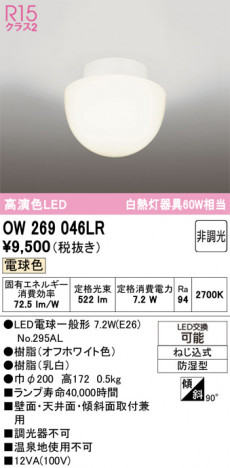 ñ�ʲ���ODELIC �����ǥ�å� LED �Х��롼��饤�� OW269046LR | ���������̿����䡦����ƥꥢ���������Ρڥ饤�ȥ��������