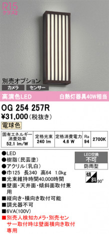 ñ�ʲ���ODELIC �����ǥ�å� LED �������ƥꥢ�饤�� OG254257R | ���������̿����䡦����ƥꥢ���������Ρڥ饤�ȥ��������