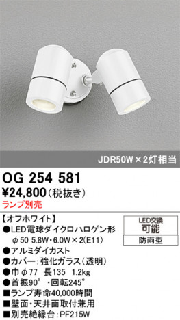 ñ�ʲ���ODELIC �����ǥ�å� LED �������ƥꥢ�饤�� OG254581 | ���������̿����䡦����ƥꥢ���������Ρڥ饤�ȥ��������
