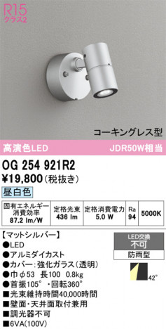 ñ�ʲ���ODELIC �����ǥ�å� LED �������ƥꥢ�饤�� OG254921R2 | ���������̿����䡦����ƥꥢ���������Ρڥ饤�ȥ��������