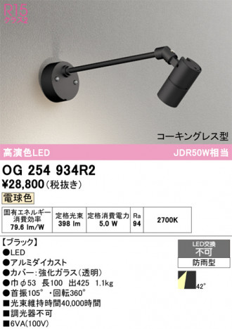 ñ�ʲ���ODELIC �����ǥ�å� LED �������ƥꥢ�饤�� OG254934R2 | ���������̿����䡦����ƥꥢ���������Ρڥ饤�ȥ��������