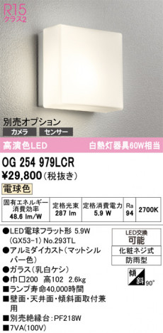 ñ�ʲ���ODELIC �����ǥ�å� LED �������ƥꥢ�饤�� OG254979LCR | ���������̿����䡦����ƥꥢ���������Ρڥ饤�ȥ��������