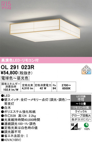 ñ�ʲ���ODELIC �����ǥ�å� LED ������󥰥饤�� OL291023R | ���������̿����䡦����ƥꥢ���������Ρڥ饤�ȥ��������