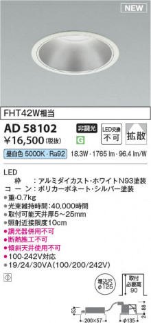 ���β��� | KOIZUMI �������߾��� LED������饤�� AD58102 | ���������̿����䡦����ƥꥢ���������� �饤�ȥ�������