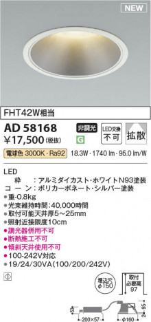 ���β��� | KOIZUMI �������߾��� LED������饤�� AD58168 | ���������̿����䡦����ƥꥢ���������� �饤�ȥ�������