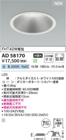 ���β��� | KOIZUMI �������߾��� LED������饤�� AD58170 | ���������̿����䡦����ƥꥢ���������� �饤�ȥ�������