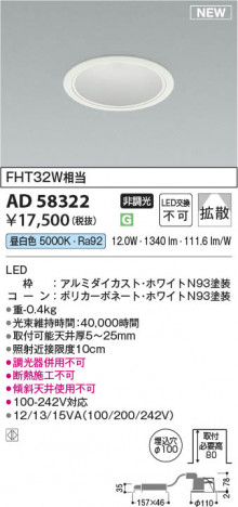 ���β��� | KOIZUMI �������߾��� LED������饤�� AD58322 | ���������̿����䡦����ƥꥢ���������� �饤�ȥ�������
