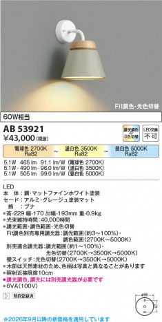 ���β��� | KOIZUMI �������߾��� LED�֥饱�å� AB53921 | ���������̿����䡦����ƥꥢ���������� �饤�ȥ�������
