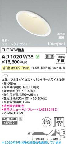 ���β��� | KOIZUMI �������߾��� LED�ⵤ̩SB������饤�� AD1020W35 | ���������̿����䡦����ƥꥢ���������� �饤�ȥ�������