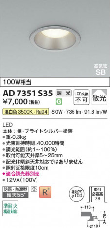 ���β��� | KOIZUMI �������߾��� LED�ⵤ̩SB������饤�� AD7351S35 | ���������̿����䡦����ƥꥢ���������� �饤�ȥ�������