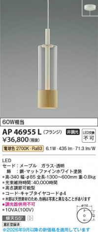 ���β��� | KOIZUMI �������߾��� LED�ڥ����� AP46955L | ���������̿����䡦����ƥꥢ���������� �饤�ȥ�������