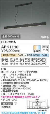 ���β��� | KOIZUMI �������߾��� LED�ڥ����� AP51110 | ���������̿����䡦����ƥꥢ���������� �饤�ȥ�������