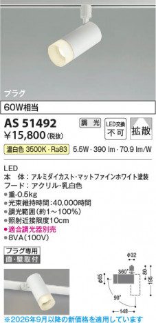 ���β��� | KOIZUMI �������߾��� LED���ݥåȥ饤�� AS51492 | ���������̿����䡦����ƥꥢ���������� �饤�ȥ�������