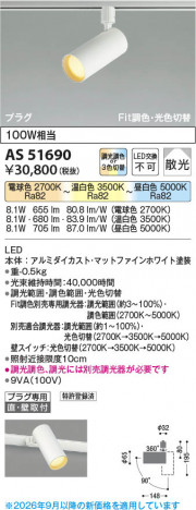 ���β��� | KOIZUMI �������߾��� LED���ݥåȥ饤�� AS51690 | ���������̿����䡦����ƥꥢ���������� �饤�ȥ�������