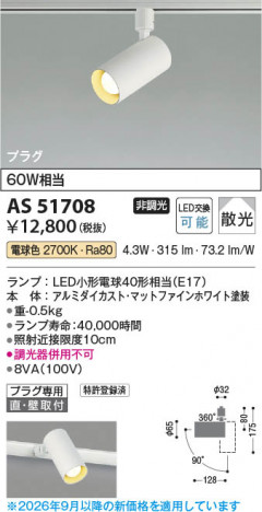 ���β��� | KOIZUMI �������߾��� LED���ݥåȥ饤�� AS51708 | ���������̿����䡦����ƥꥢ���������� �饤�ȥ�������