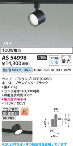 ���β��� | KOIZUMI �������߾��� LED���ݥåȥ饤�� AS54998 | ���������̿����䡦����ƥꥢ���������� �饤�ȥ�������