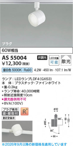 ���β��� | KOIZUMI �������߾��� LED���ݥåȥ饤�� AS55004 | ���������̿����䡦����ƥꥢ���������� �饤�ȥ�������