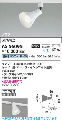 ���β��� | KOIZUMI �������߾��� LED���ݥåȥ饤�� AS56095 | ���������̿����䡦����ƥꥢ���������� �饤�ȥ�������