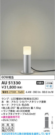 ���β��� | KOIZUMI �������߾��� LED�����ǥ�饤�� AU51330 | ���������̿����䡦����ƥꥢ���������� �饤�ȥ�������