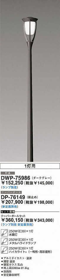 DAIKO �������� ����ŵ� �ϥ��ݡ��� �����ݡ��� DWP-75986��1���� �ơ��ѡ���