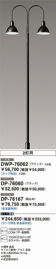 DAIKO �������� ����ŵ� �ϥ��ݡ��� �����ݡ��� DWP-76062��2���ѡ�