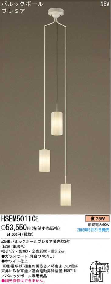 �ѥʥ��˥å��Ź� PANASONIC �����ǥꥢ HSEM5011CE ���������Ϣ �����ǥꥢ