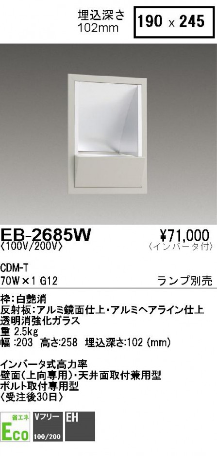 ��ƣ���� ENDO ������饤�� EB-2685W