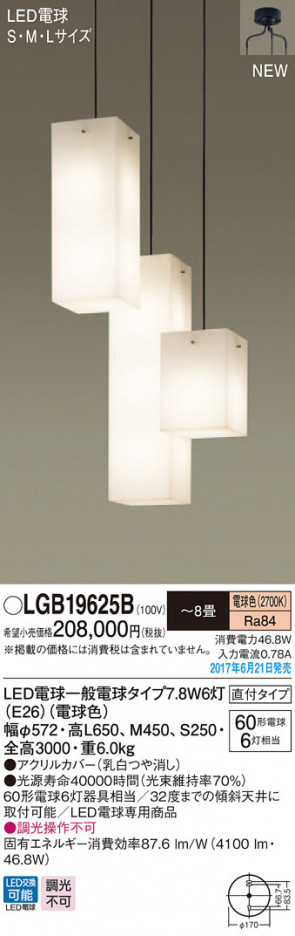 Panasonic LED �����ǥꥢ LGB19625B �ᥤ��̿�