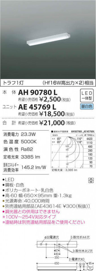 �������߾��� KOIZUMI LED �١����饤�� AH90780L �ᥤ��̿�